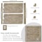 Ekena Millwork 3"W x 3"D x 48"H Universal Inside Corner for StoneWall Faux Stone Siding Panels, Colfax PNUIC03X48CO - alternate 7